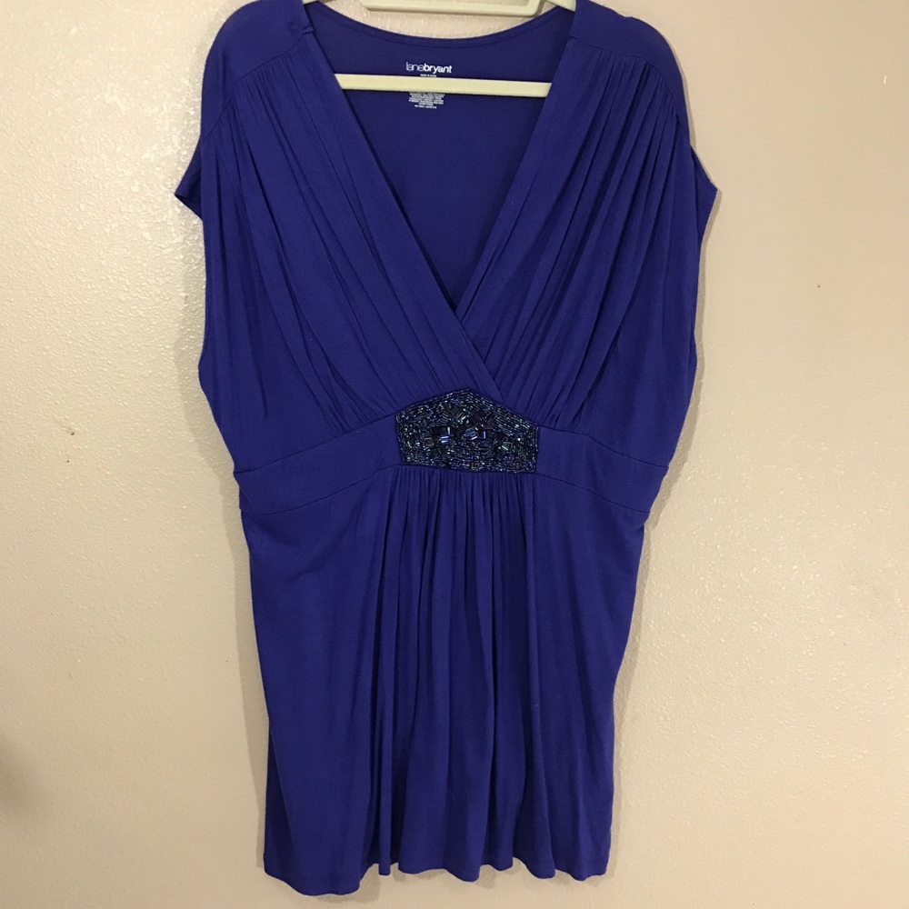 Lane Bryant Tank Top w/beaded detail Sz 22/24